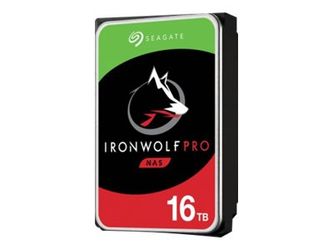 Billede af Seagate IronWolf Pro Harddisk ST16000NE000 16TB 3.5" SATA-600 7200rpm - FACTORY REFURBISHED