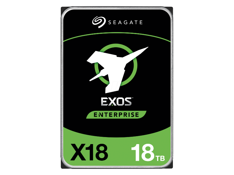 Billede af Seagate Exos X18 Harddisk ST18000NM000J 18TB SATA-600 7200rpm - FACTORY REFURBISHED